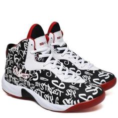Tênis Basquete Masculino Com Amortecedor Confortável Ideal Para Práticas Esportivas-Masculino