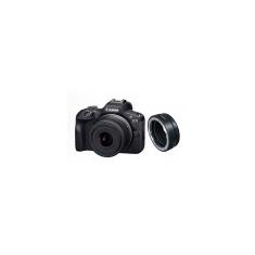 Câmera Canon EOS R100 Mirrorless com lente RF-S 18-45mm IS STM + Adaptador de Montagem Canon EF-EOS R