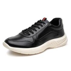 Tenis Sneaker Sola Robusta Masculino Moderno Almofadado com Espuma Absorção de Impacto Caminhada-Masculino
