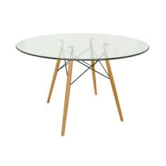 Mesa Eames Eiffel Redonda 90cm - Vidro - fratini