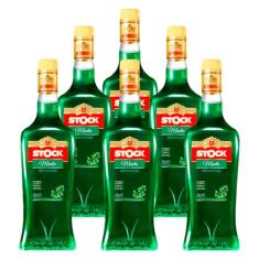 Licor Creme de Menta Stock 720ml 6 Unidades