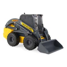 Miniatura mini carregadeira ertl new holland l334 1/16, Amarelo
