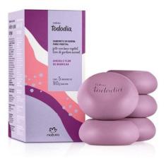 Natura Tododia Sabonete Barra Ameixa E Flor Baunilha 5 X 90g