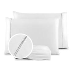 Jogo de Lençol Várias Peças Tecido Acetinado Micropercal 400Fios Fronh