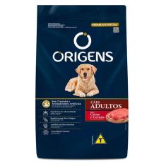 Ração Origens Para Cães Adultos Sabor Carne E Cereais 1Kg