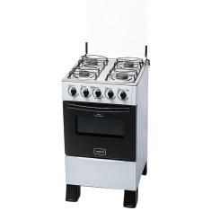 Fogão Realce 4 Bocas Ares Manual Mesa de Inox Forno 50 Litros