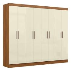 Guarda-Roupa Roupeiro Maxel Paris 8 Portas 4 Gavetas 100 MDF