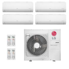 Ar-Condicionado Multi Split Inverter LG 30.000 (4x Evap HW 12.000) Quente/Frio 220V