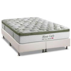 Cama Box Queen: Colchão Molas Ensacadas Herval MasterPocket Monte Carl