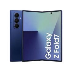 Smartphone Samsung Galaxy Z Fold7 512GB Azul 5G 12GB RAM Tela 8,0" Câm