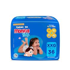 Fralda Turma da Mônica Baby Mega XXG 36 Unidades