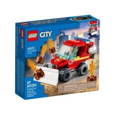 Lego City Jipe De Assistência Dos Bombeiros - 87 Peças 60279
