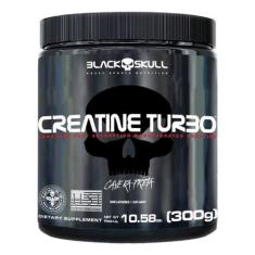 Creatine Turbo 300G (Creatina) - Black Skull (A Original E Autêntica)
