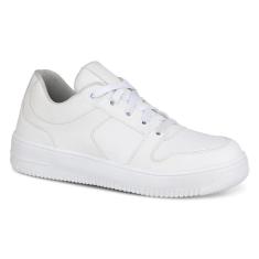 Tênis Feminino Cadarço Cano Curto Confortável Macio Casual