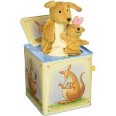 Brinquedo Musical de Mola Schylling Jack Caixa de Surpresas Canguru