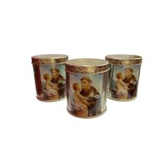 100% Artesanal Pião Sonoro De Metal Colorido