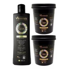 Kit Arvensis Crespos Ativador 500Ml + 2 Geleia Alta 450G