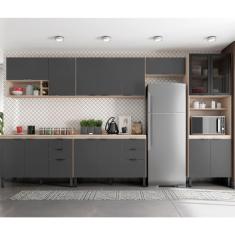 Cozinha Modulada 6 Peças Frcz2 Avena Grafito