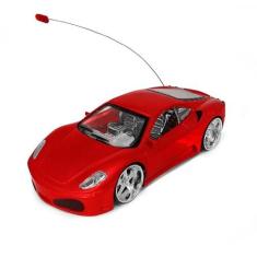 Carrinho Controle Remoto Ferrari corrida LEDs Colors - TOYS