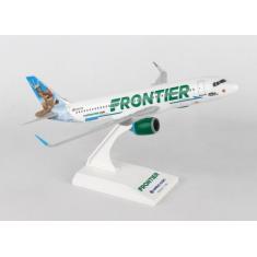 Miniatura aviao daron skymar a320neo whitetail skr907 1/150, Branco, V
