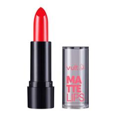 Batom Matte Lips Vermelho Real Alta Cobertura 3,8g Vult