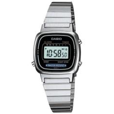 Relógio Casio Feminino Vintage LA670WA-1DF, Prata