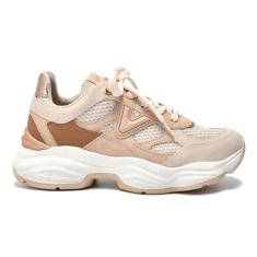 TENIS VIA MARTE BEGE FEMININO 158 003 08 Via Marte-Feminino