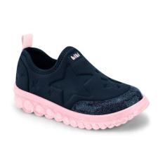 Tênis Infantil Feminino Bibi Roller 2.0 Naval Candy Prático -, Azul, E