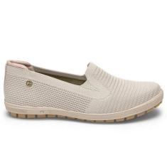Tenis Feminino Calce Fácil Slip On Kolosh Tecido C3502-Feminino