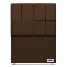 Cabeceira Piave Veluto Marrom Solteiro (12x90x125) - Ortobom