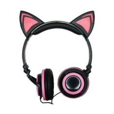 Fone Exbom Hf-C22 Gatinho - Rosa/Preto