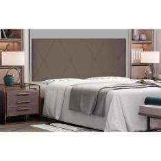 Painel Aquilla Cama Box Queen 160cm Suede - SSX Multicoisas
