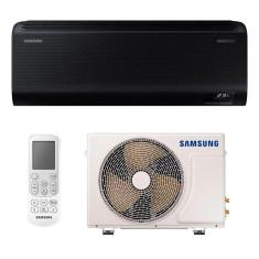 Ar-Condicionado Split Inverter 12000 BTUs Samsung WindFree Connect Black High Wall Quente e Frio AR12CSECABTNAZ/AR12CSECABTXAZ 220V