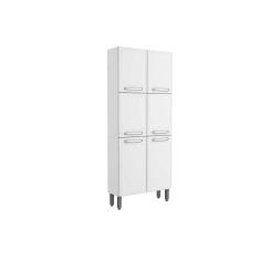 Paneleiro De Cozinha Modulado Evidence 7038 C/ 6 Portas Branco - Bertolini