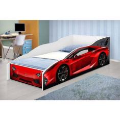 Cama Juvenli Carro Verho Para Colchão 01 - Cambel Móveis