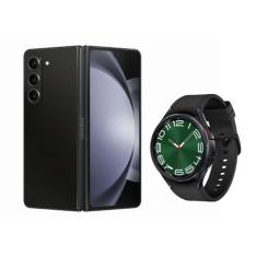 Celular Samsung Galaxy Z Fold5 512Gb Preto + Smartwatch Galaxy Watch6
