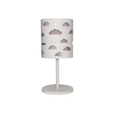 Abajur Infantil Nuvens Duplo Cinza -Base Br 20X41