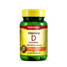 Vitamina D 100% IDR 60 Cápsulas - MaxiNutri - 756