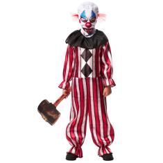Fantasia Halloween Infantil Palhaço do Mal Assassino Macabro