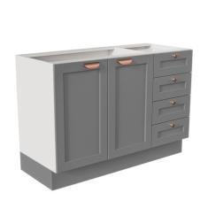 Balcão para Pia 120cm sem Tampo Arizona CabeCasa MadeiraOriginals - Ca