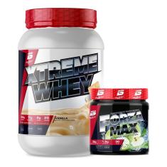Kit Whey Protein Xtreme 900g + Pré-Treino Forza Max 300g - Bio Sport USA-Unissex