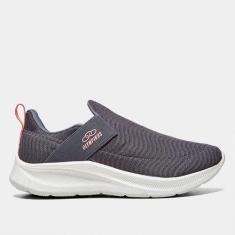 Tênis Olympikus Flutua Feminino, Chumbo, 35