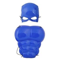 Fantasia Super Heroi Infantil Máscara e Peitoral Com Elástico - Precin