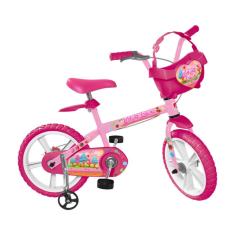 Bicicleta Aro 14 - Rosa - Sweet Game - Bandeirante