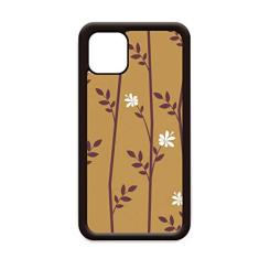 Capa com estampa de folhas de flores para iPhone 11 Pro Max para Apple Mobile Case Shell