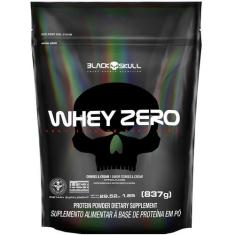Whey Zero Refil (837G) - Sabor: Cookies E Cream - Black Skull