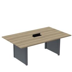 Mesa de Reunião 2000x1200 Mrcpb2012pp Nogueira casblanca/Grafito