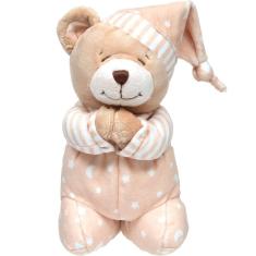 Pelúcia Ursinho que Reza 24cm Bege Buba 18056