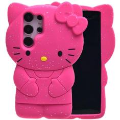 MONEHOYSY Capa de desenho animado para Samsung Galaxy S22 6,1 polegadas, moda fofa 3D gatinho fofo kawaii silicone macio animal tectivo gel choque de gel capa traseira para crianças mulheres meninas