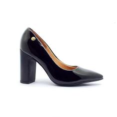 Sapato Vizzano Feminino 1285400, 38, Verniz, Preto